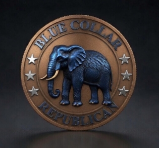 Blue Collar Republican Coin